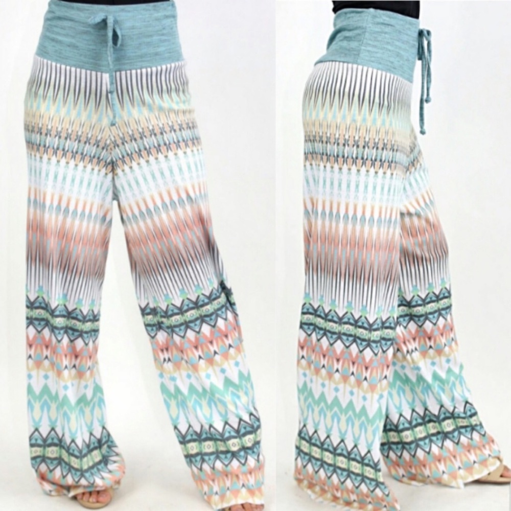 GEOMETRIC ABSTRACT PALOOZA PANTS